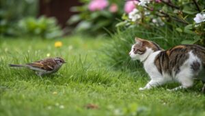 chat chasse proie