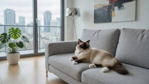 chat vivre en interieur