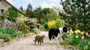 danger printemps chien chat